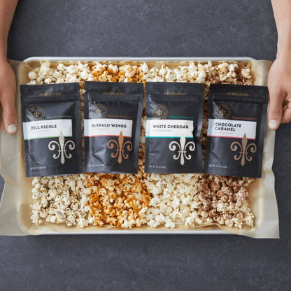 Popcorn Seasoning Sampler Box – 10 Gourmet Flavors
