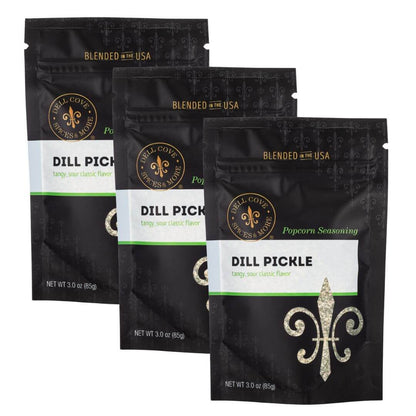 Dill Pickle Popcorn Seasoning | Tangy Gourmet Popcorn Salt