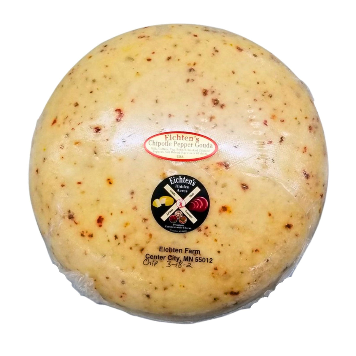 Chipotle Pepper Gouda Cheese - Eichtens Cheese, image 4 of 7