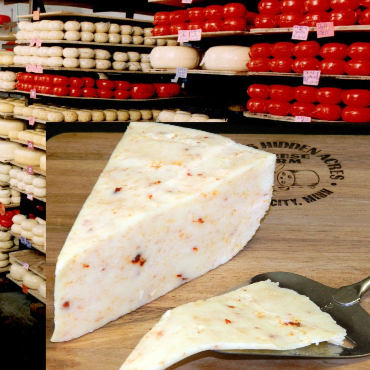 Chipotle Pepper Gouda Cheese - Eichtens Cheese by Eichtens Cheeses, Gifts & Foods