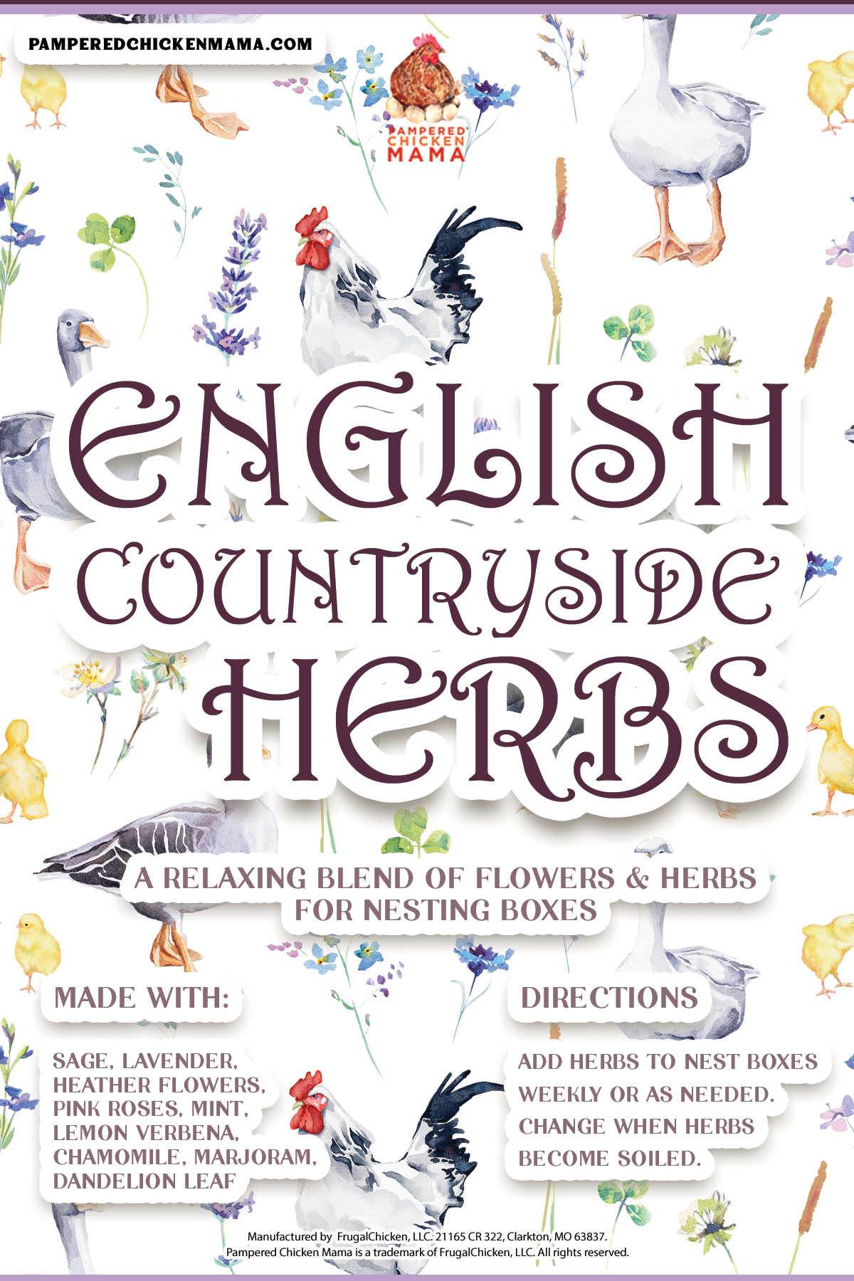 English Countryside Coop Herbs from Dahlia Pets