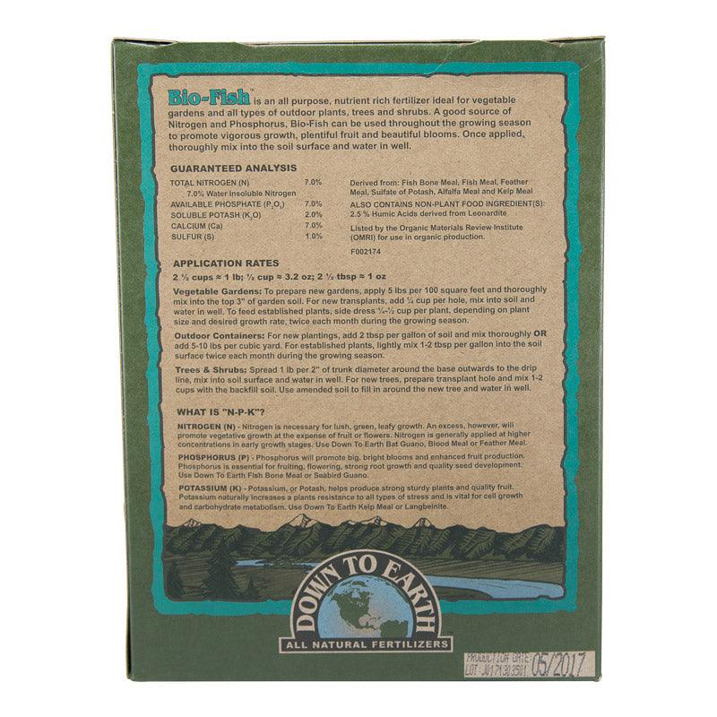 Bio-Fish All Purpose 7-7-2 Fertilizer (5 lb), Garden from Grow Organic