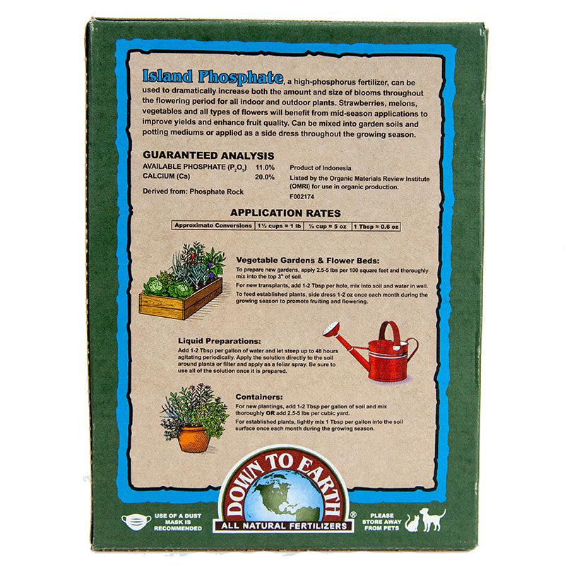 Island Phosphate Hi P 0-11-0 (5 lb Box), Garden from Grow Organic