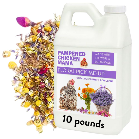 Pick Me Up Floral Dust Bath With Herbs - For Pet Chickens & Other Poultry from Dahlia Pets