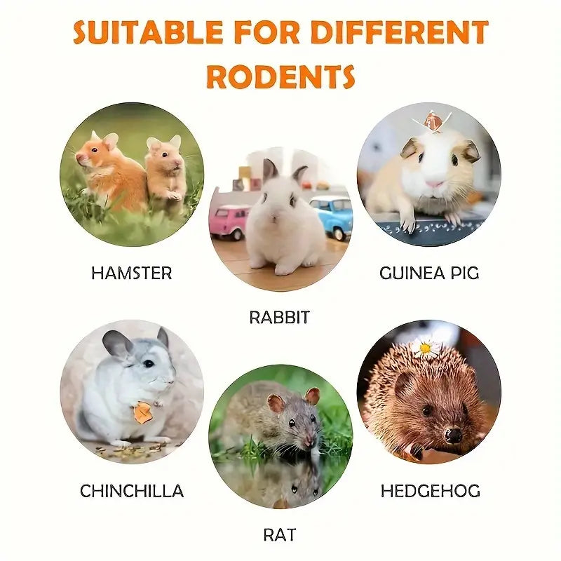 Natural Timothy Hay and Flowers Teething Toys: Suitable For Hamsters, Rabbits, Mice And Other Small Animals, rabbit treat from Dahlia Pets