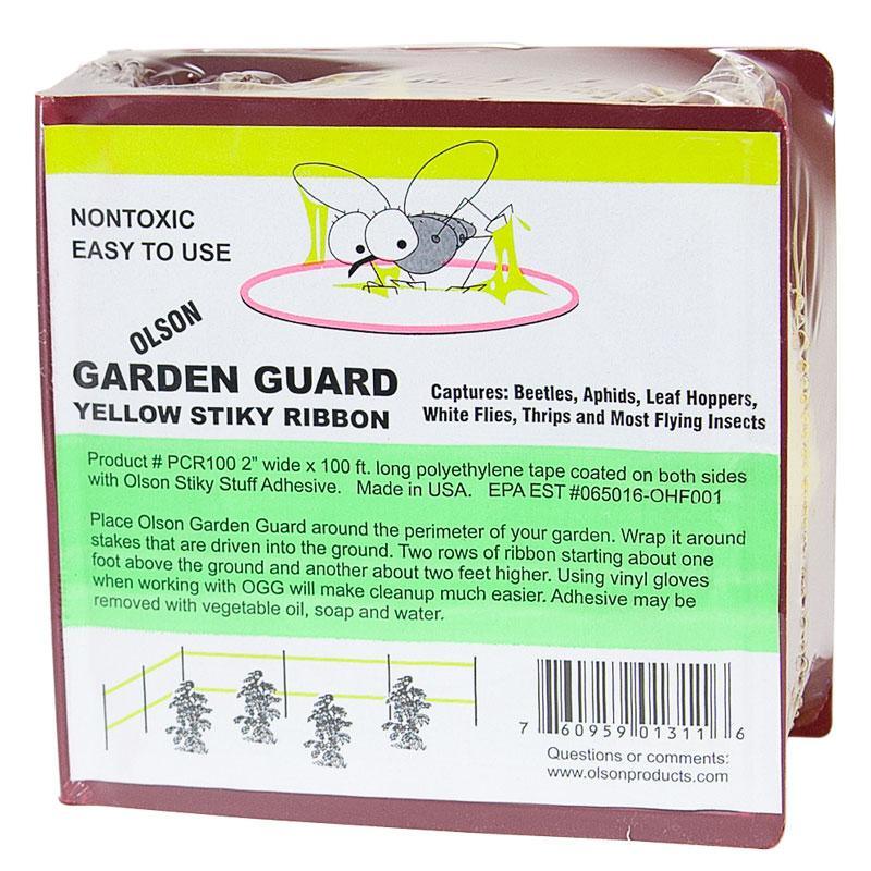 Garden Guard Yellow Stiky Ribbon (2"x100'), Garden from Grow Organic