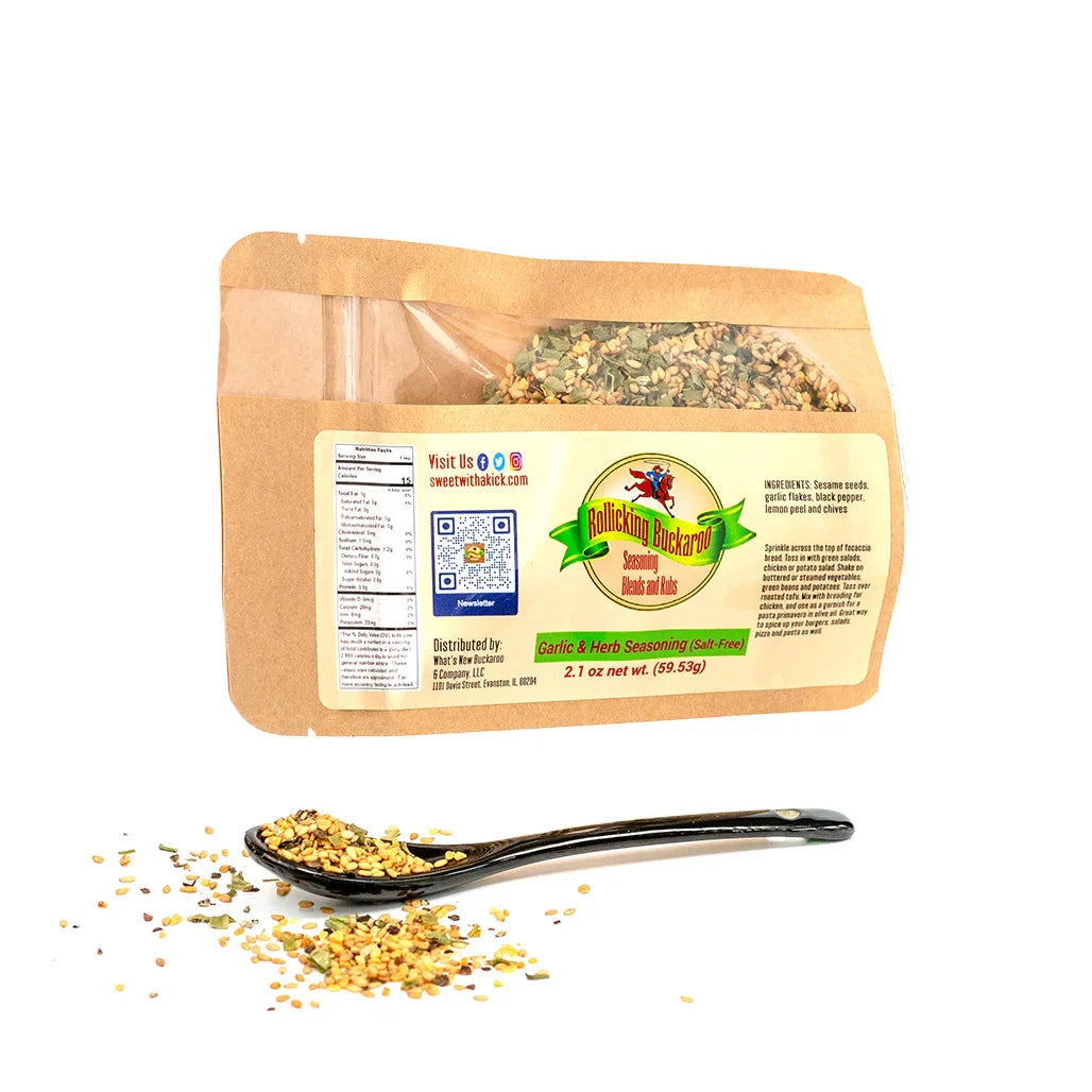 Garlic & Herb (Salt-Free) Seasoning Blend, Pantry from Rollicking Buckaroo