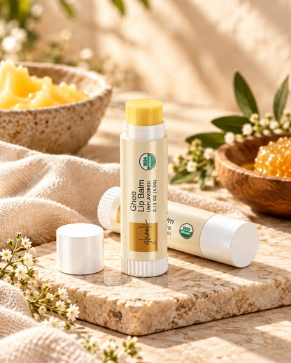 Ghee Lip Balm, Certified Organic