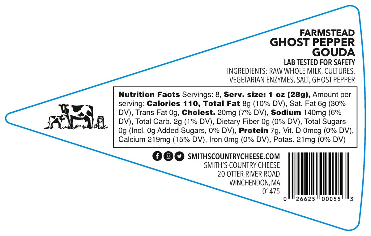 Ghost Pepper Farmstead Gouda