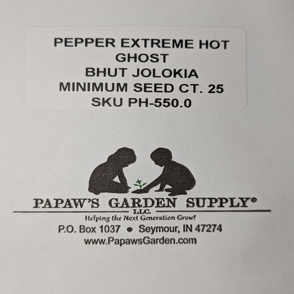 Ghost Extreme Hot Pepper Seeds, image 3 of 5