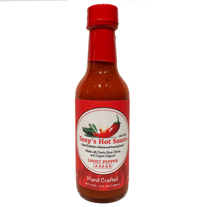 Tony's Handcrafted "Ghost Pepper" Hot Sauce 5 oz, Hot Sauce from Tony's Hot Sauce Company