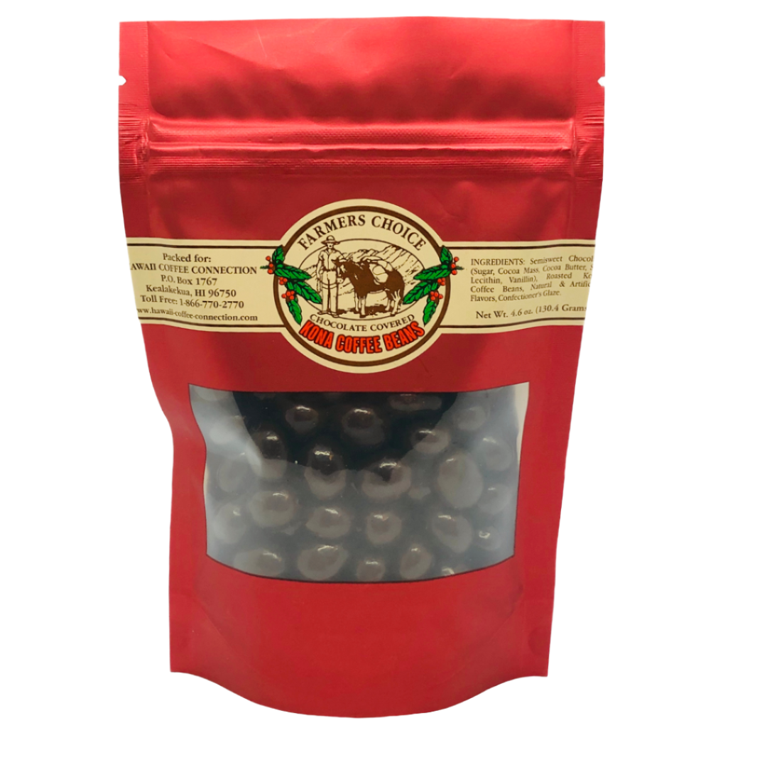 Farmers Choice Chocolate Covered Kona Coffee Beans by Tastes of Aloha