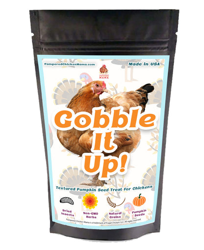 Gobble It Up!: Pumpkin Seed & Cranberry Holiday Themed Treat For Chickens & Other Poultry from Dahlia Pets