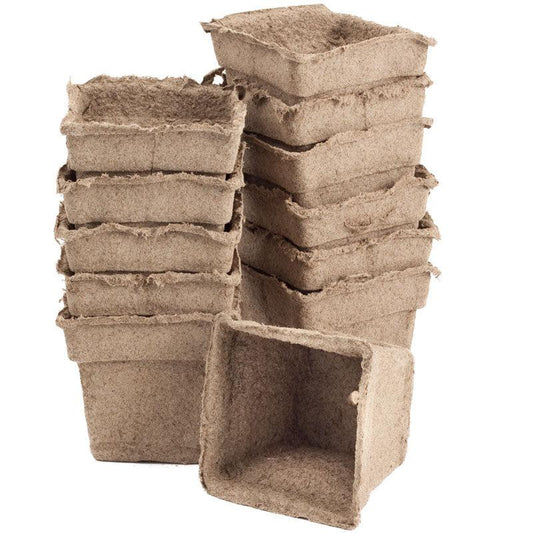 CowPots - 4" Square (Pack of 12), Garden from Grow Organic