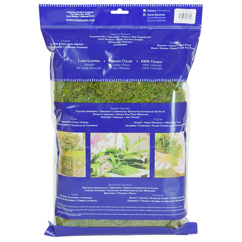 SuperMoss Preserved Sheet Moss (8 oz), Garden from Grow Organic