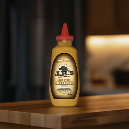 JR's Main Event Mustard, Condiment from JR's BBQ