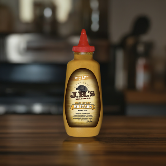 JR's Main Event Mustard, Condiment from JR's BBQ