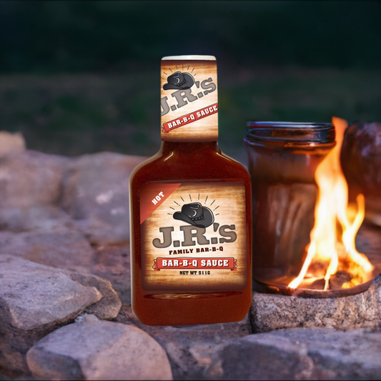 JR's Hot Bar-B-Q Sauce, Condiment from JR's BBQ