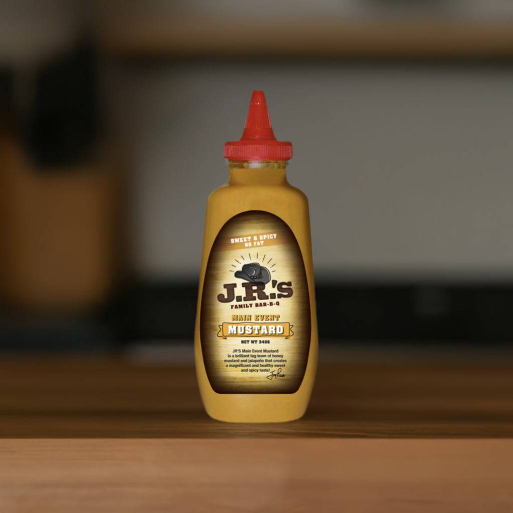 JR's Main Event Mustard, Condiment from JR's BBQ