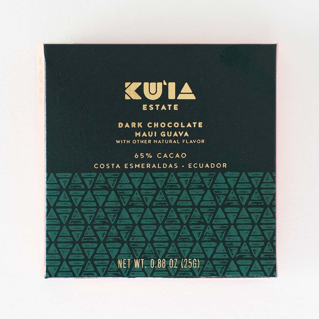 Guava Dark Chocolate Bar, Confection from Maui Kuʻia Estate Chocolate