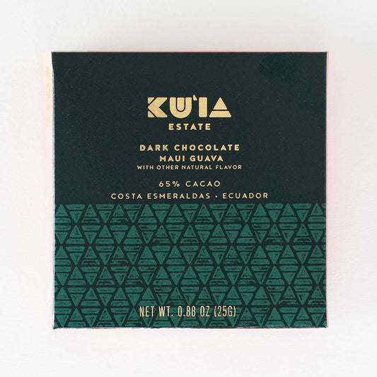 Guava Dark Chocolate Bar, Confection from Maui Kuʻia Estate Chocolate