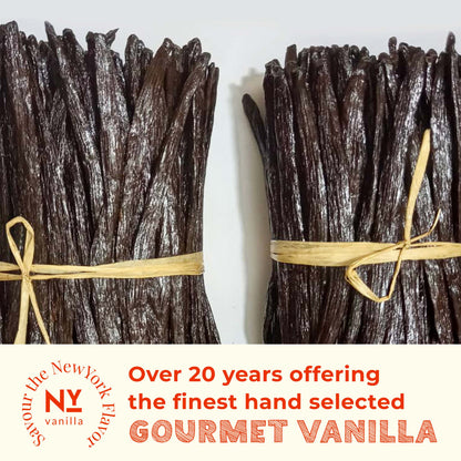 Grade A Vanilla Beans (25 Pack) Baking & Extract Use