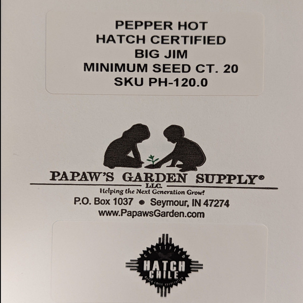Hatch Cert. Big Jim Chile Hot Pepper Seeds, image 4 of 6