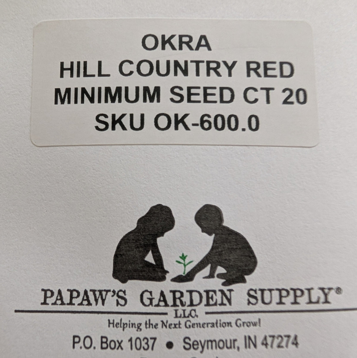 Okra, Hill Country Red Seeds, image 3 of 5