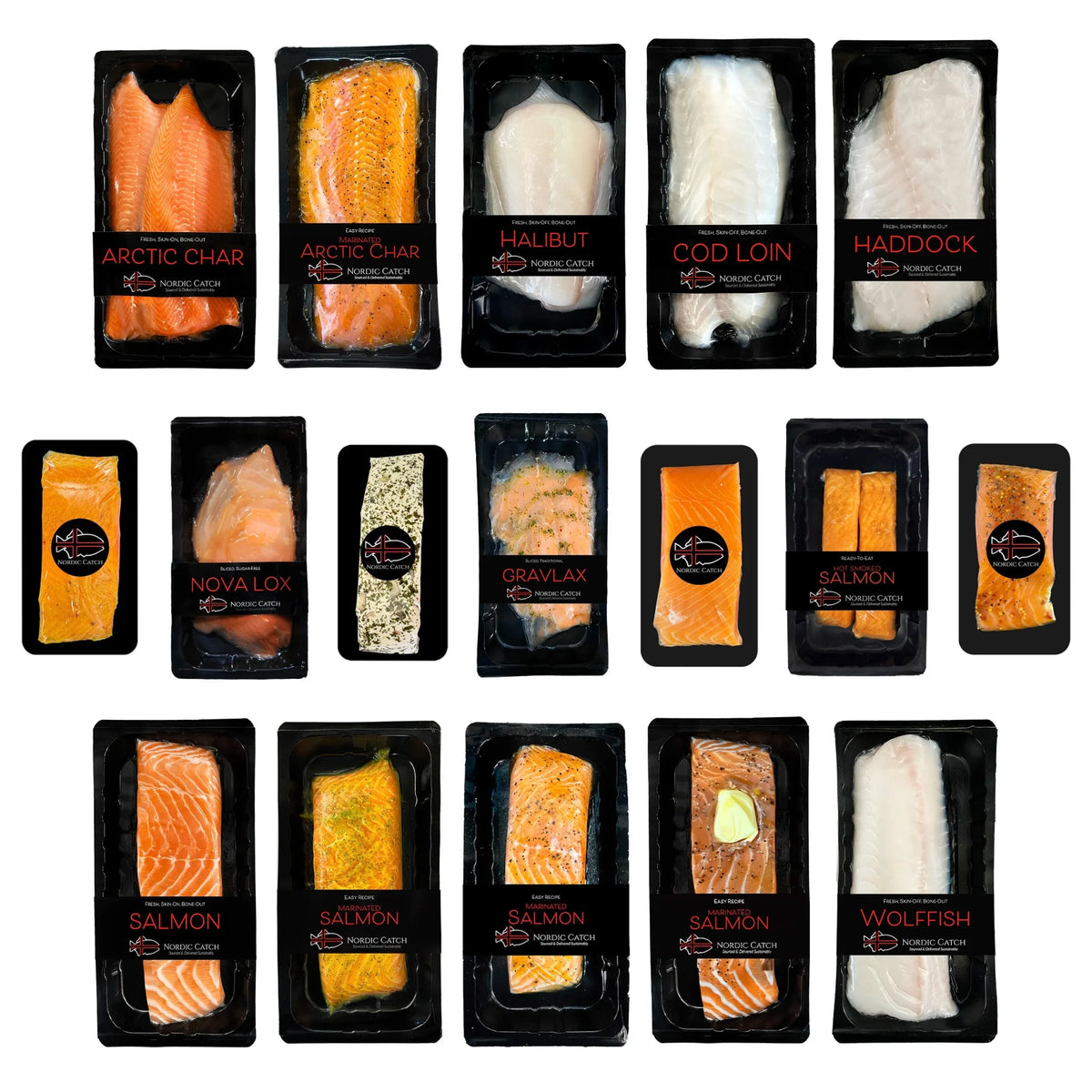 Iceland's Best Seafood - Never Frozen, Fresh Fish Bundle, Fresh & Frozen Seafood from Nordic Catch