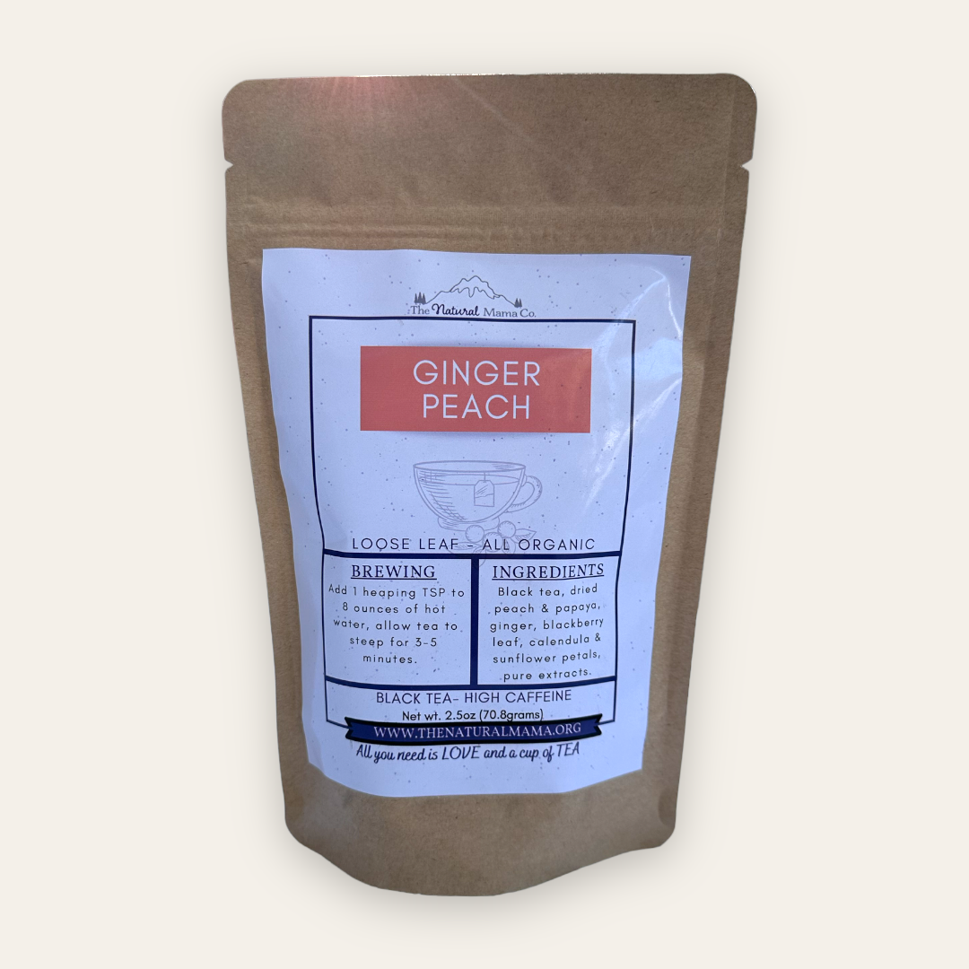 Ginger Peach, Tea from The Natural Mama Co