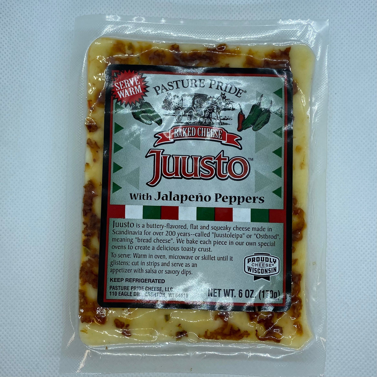 Juusto with Jalapeno Peppers, 6 oz