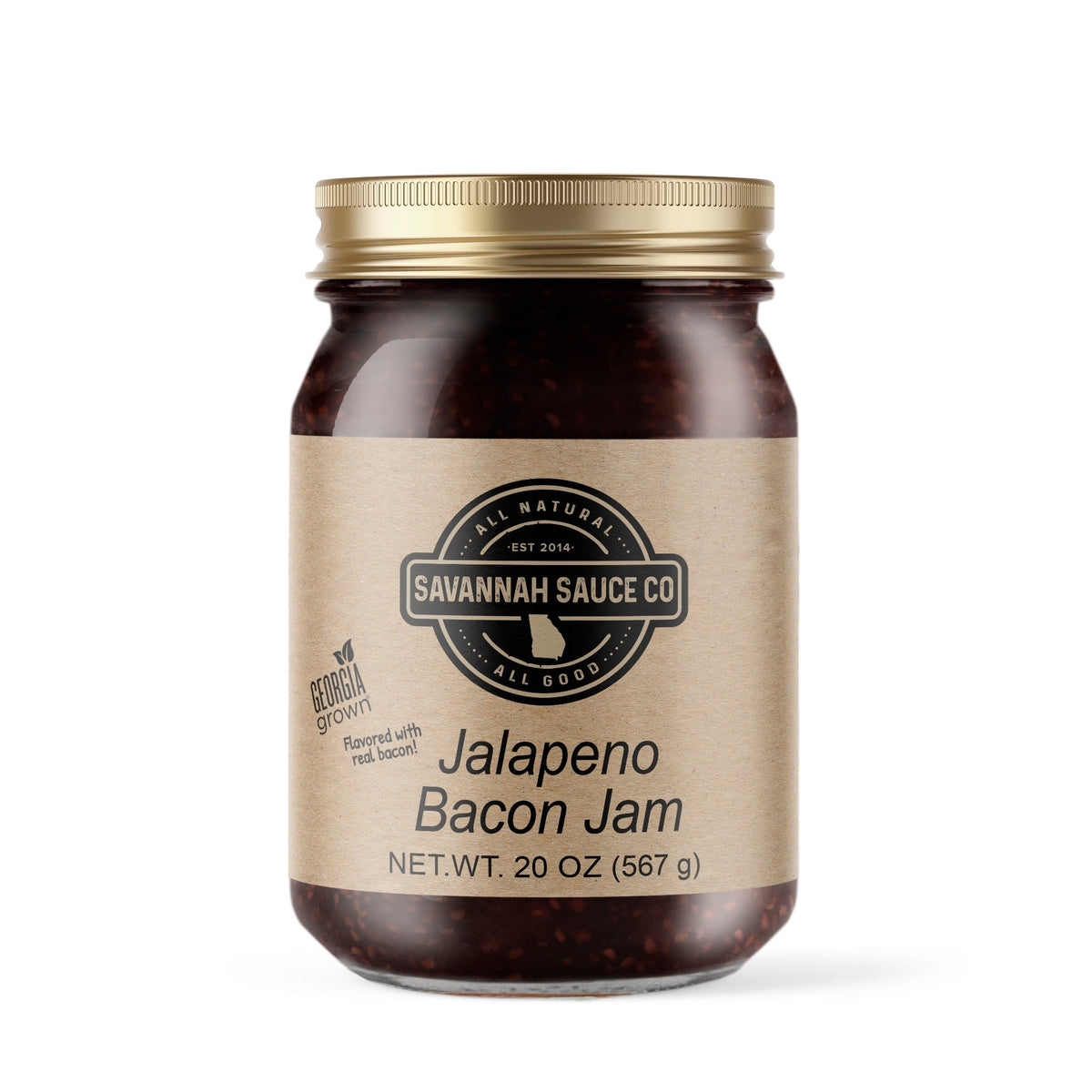 Jalapeño Bacon Jam, Condiments & Sauces from SavannahSauceCompany
