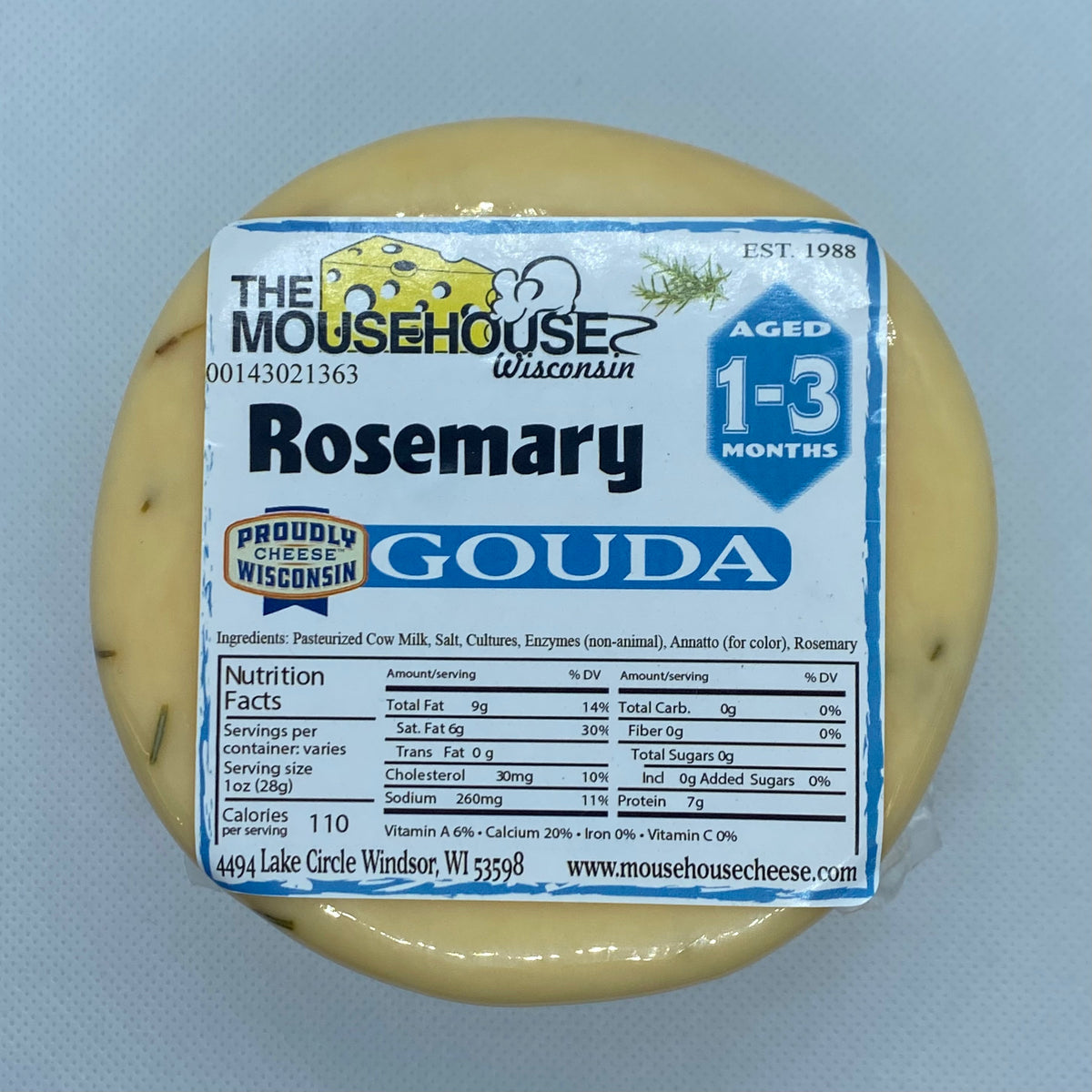 Rosemary Gouda, Approx wt. 12oz