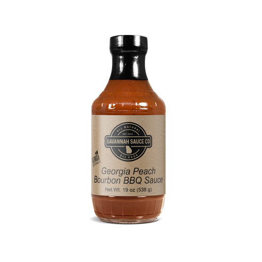 Georgia Peach Bourbon BBQ Sauce, Condiments & Sauces from SavannahSauceCompany