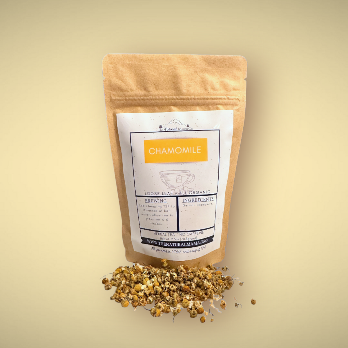 Chamomile Blossom, Tea from The Natural Mama Co