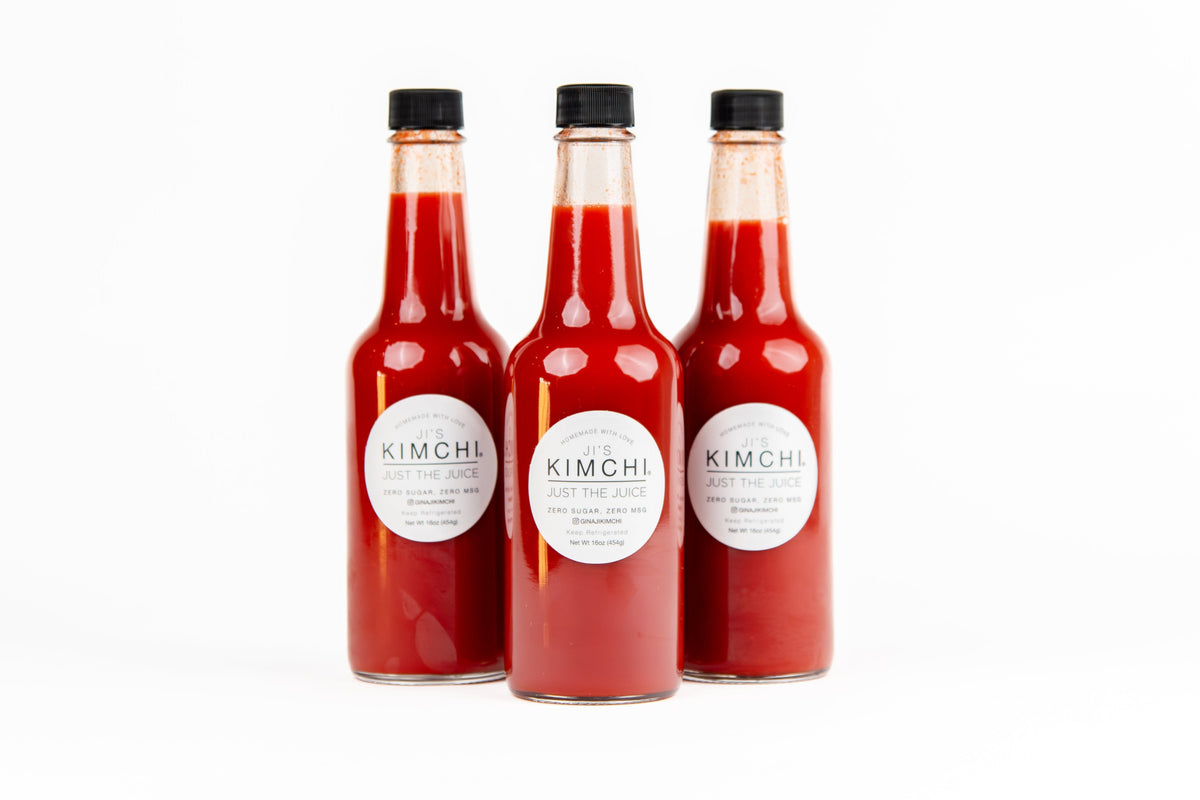 Kimchi Juice - 10 oz, Prepared Foods from Ji's Kimchi