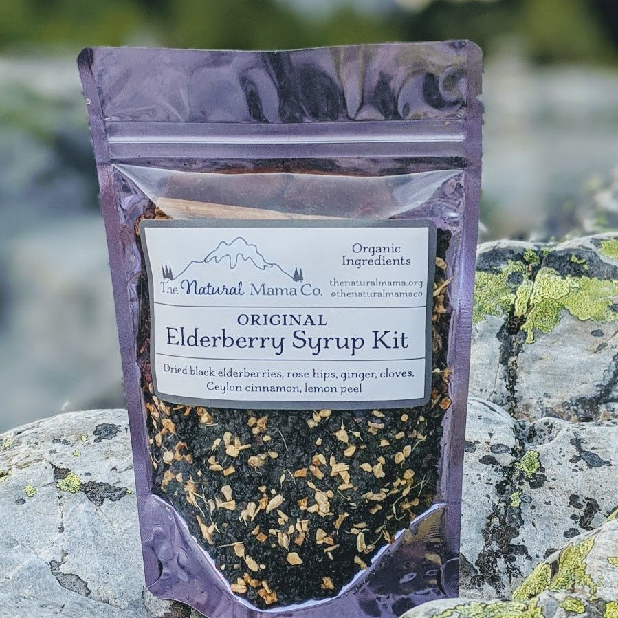 Super Sized Elderberry Syrup Kit - Original, Syrup from The Natural Mama Co