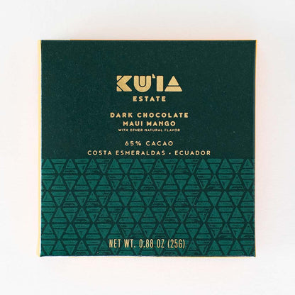 Mango Dark Chocolate Bar, Confection from Maui Kuʻia Estate Chocolate