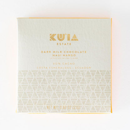 Mango Dark Milk Chocolate Bar, Confection from Maui Kuʻia Estate Chocolate