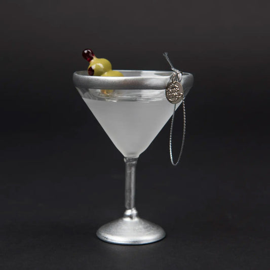 Martini Cocktail Ornament from EXAU Olive Oil