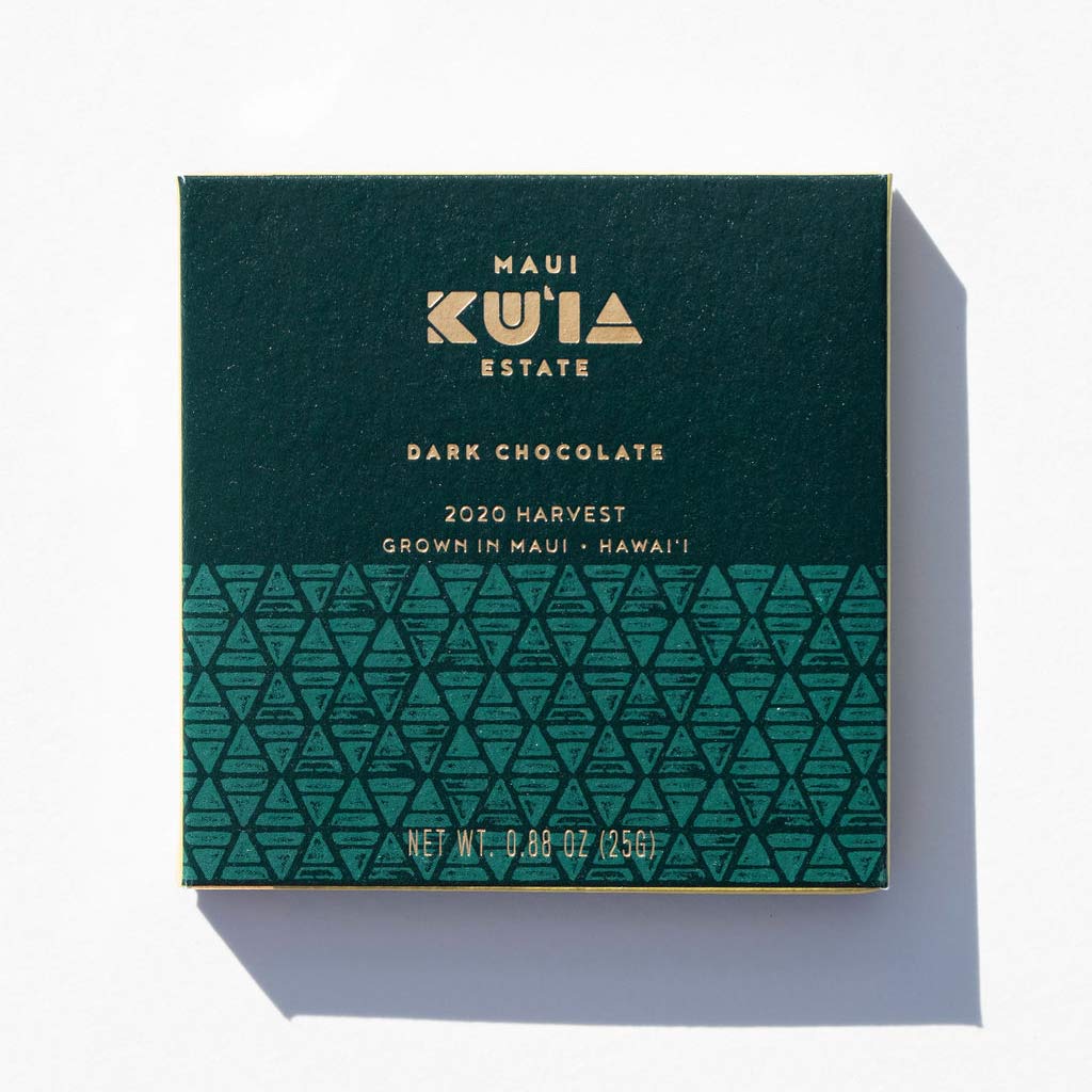 Maui Ku'ia Estate® Dark Chocolate Bar, Confection from Maui Kuʻia Estate Chocolate