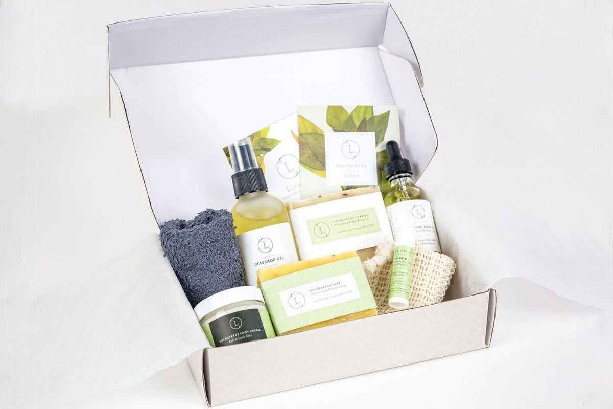 Eucalyptus Men's Grooming Gift Set – Natural Beard & Skincare by Lizush