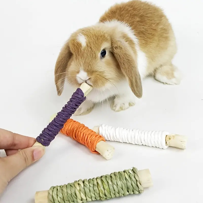 Small Animal Molar Sticks - Chew Toys for Rabbits, Guinea Pigs, Hamsters, and Chinchillas, toy from Dahlia Pets