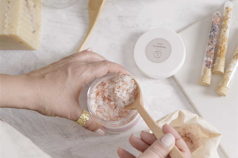 Lavender Natural Bath Salt Soak, Health & Beauty from Lizush