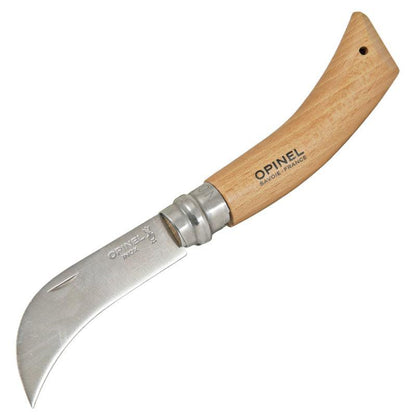 Opinel Folding Pruning/Harvest Knife Stainless Steel No. 8, Garden from Grow Organic