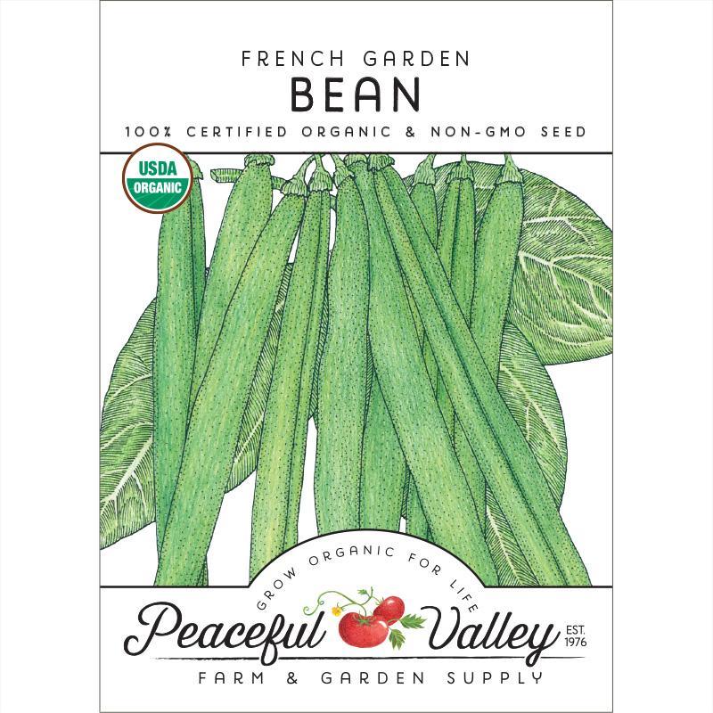 French Garden Bean Seeds (Organic), Garden from Grow Organic