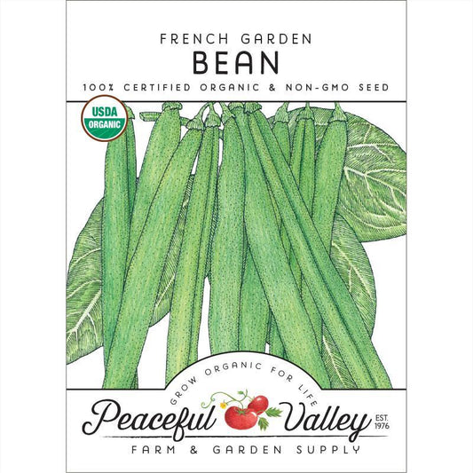 French Garden Bean Seeds (Organic), Garden from Grow Organic