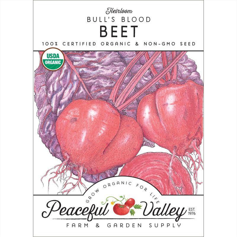 Bull's Blood Beet Seeds (Organic), Garden from Grow Organic