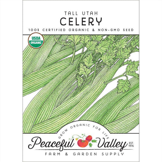 Tall Utah Celery Seeds (Organic), Garden from Grow Organic