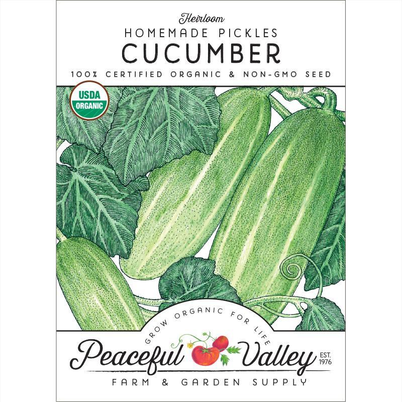 Homemade Pickles Cucumber Seeds (Organic), Garden from Grow Organic